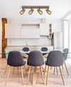 Spot Satella marron, L 56 cm