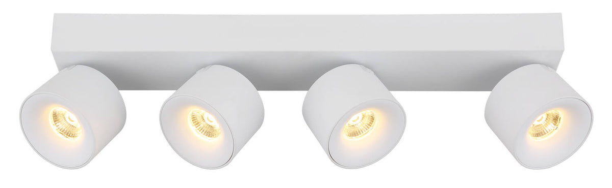 Spot Rae blanc mat, L 45,5 cm