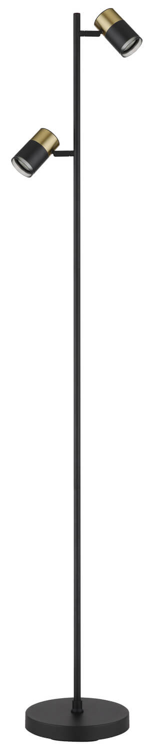 Lampadaire Brisbon noir mat