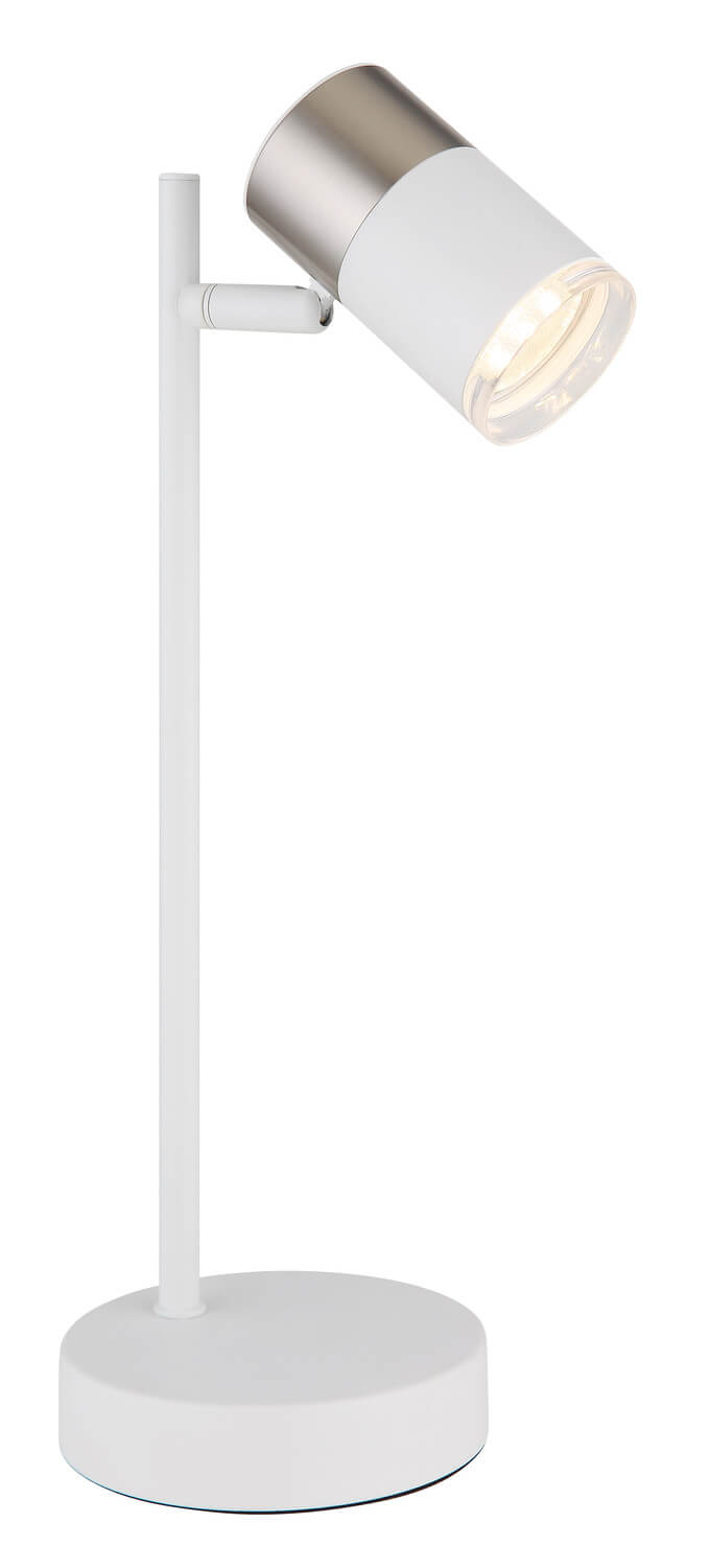 Lampe à poser Brisbon blanche mat