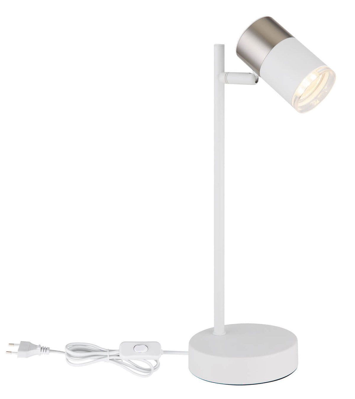 Lampe à poser Brisbon blanche mat
