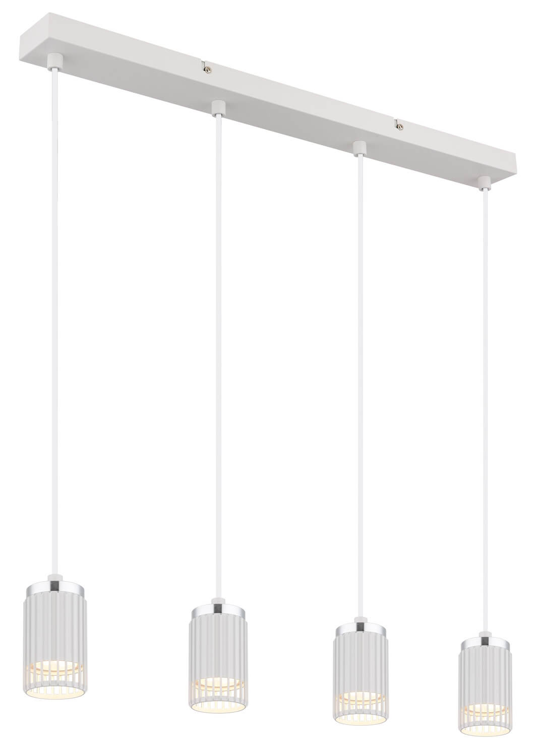 Suspension Korben blanche mat