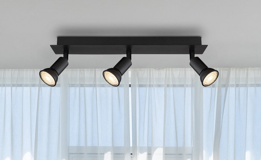 Spot Drew noir mat, L 40 cm (57998-3)