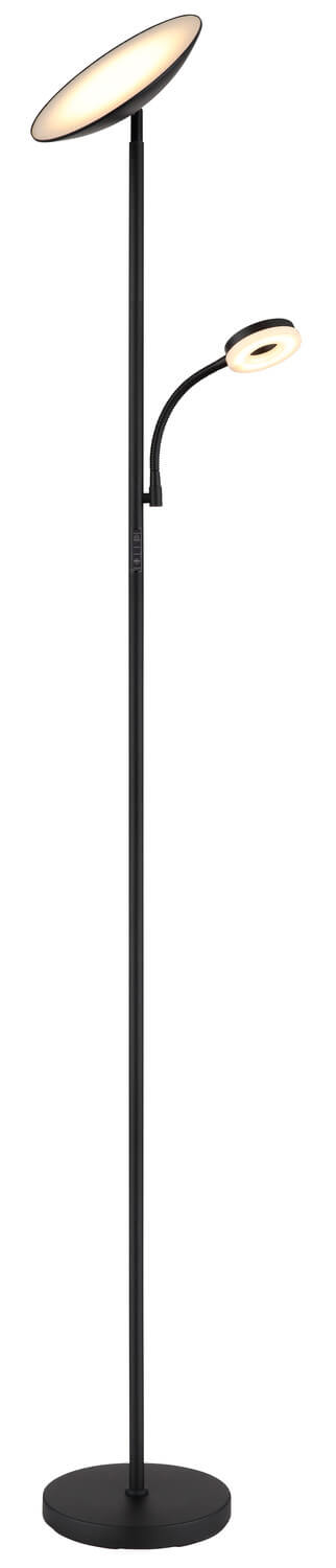 Lampadaire Skopo noir mat