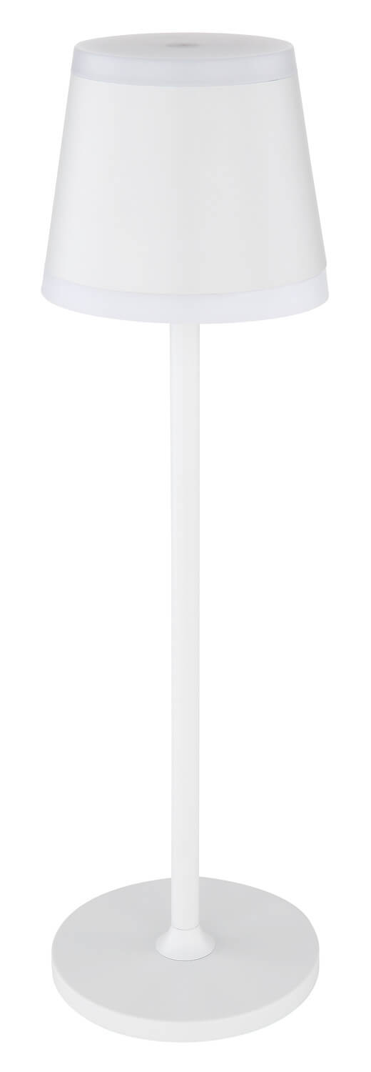 Lampe à poser Ridley blanche mat