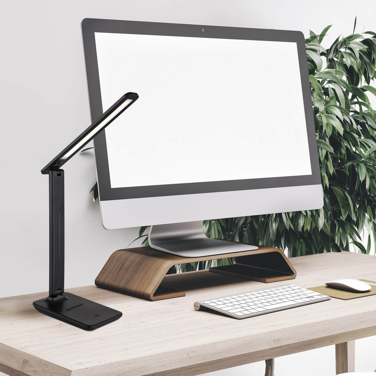 Lampe à poser Brighton noire mat (58439SA)
