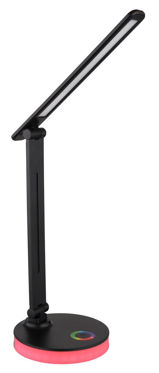 Lampe à poser Geraldo noire mat