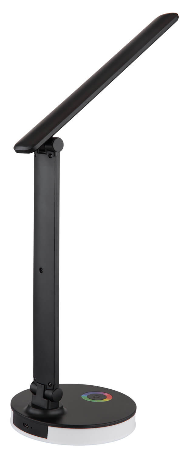 Lampe à poser Geraldo noire mat