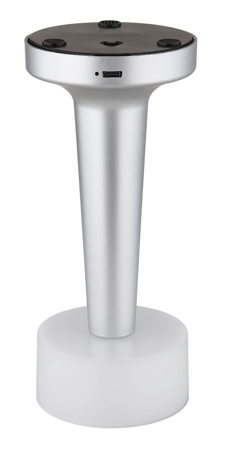 Lampe à poser Angelika nickel satiné