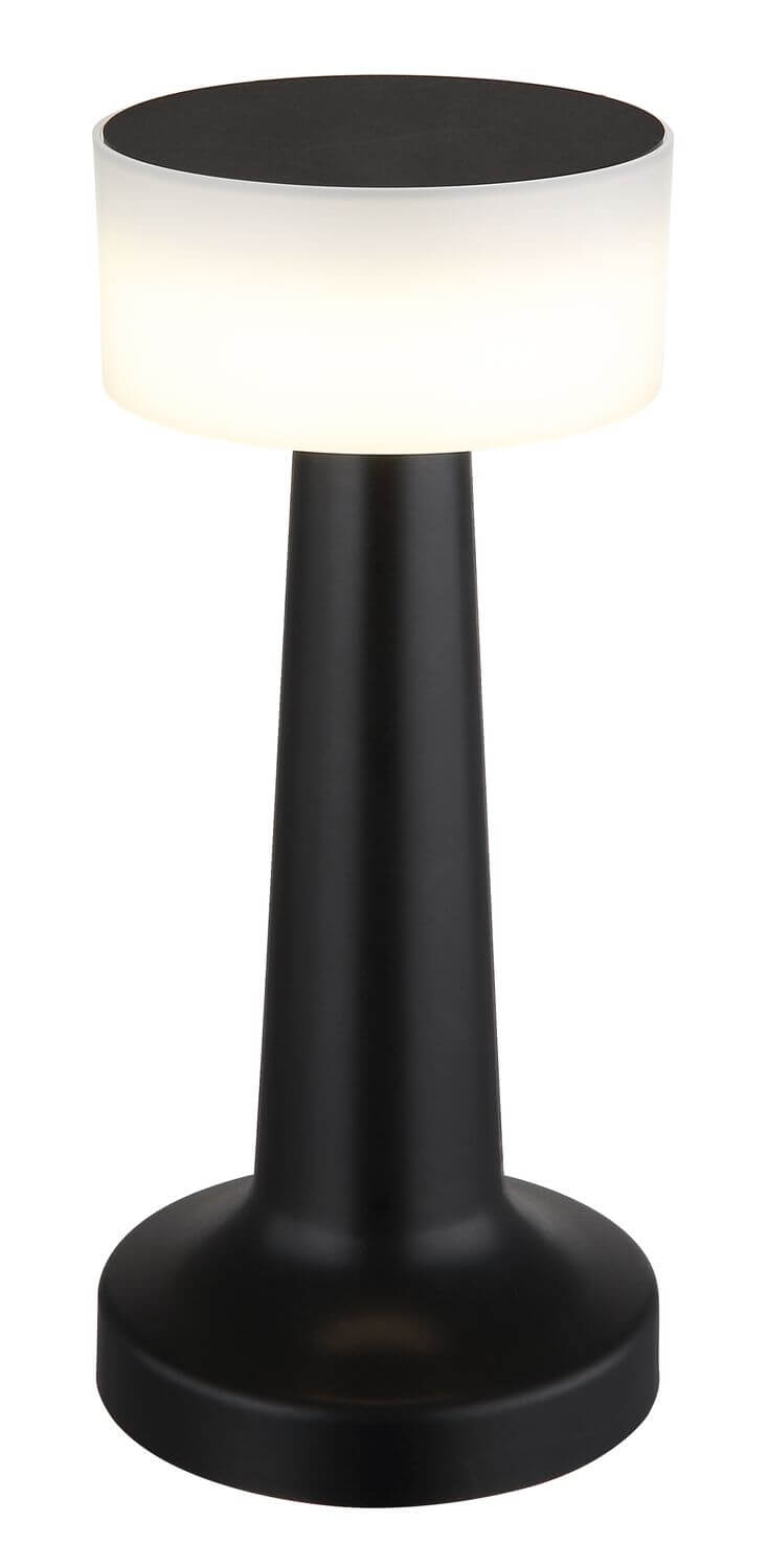 Lampe à poser Angelika noire mat