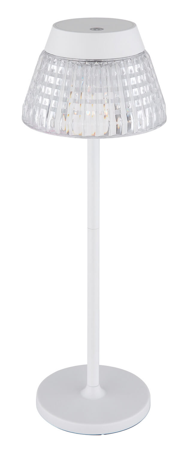 Lampe à poser Lora blanche mat
