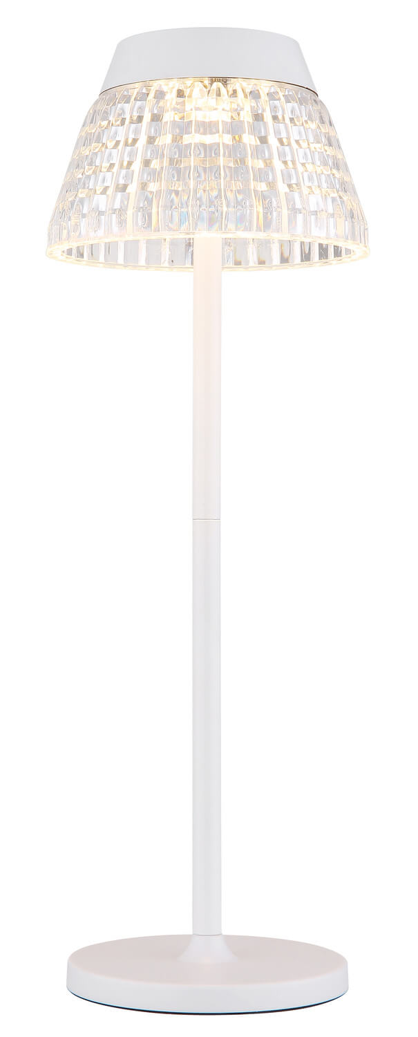 Lampe à poser Lora blanche mat