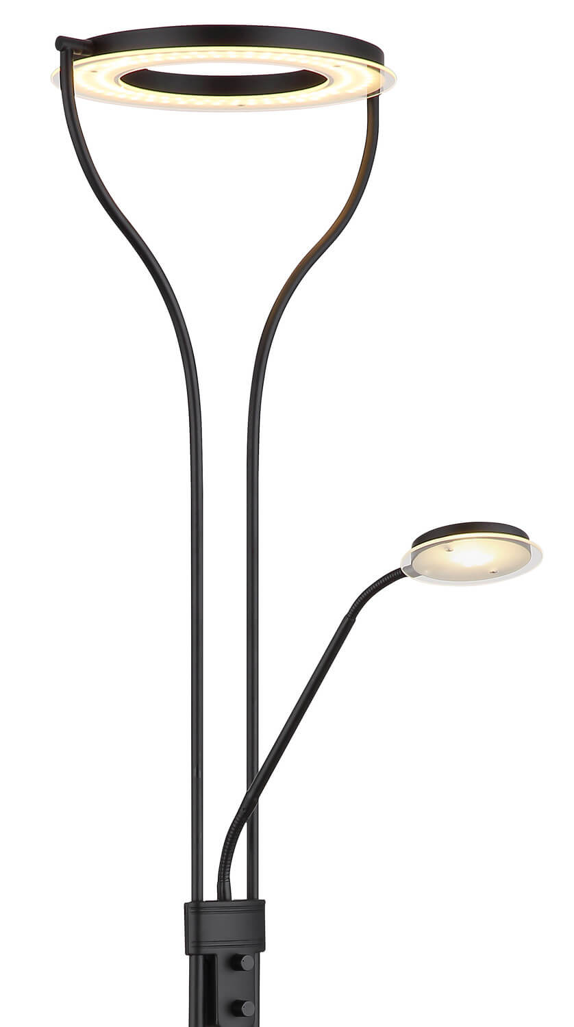 Lampadaire Ebro noir