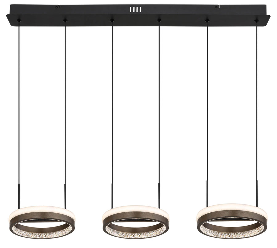 Suspension Della noire mat (67179H2)