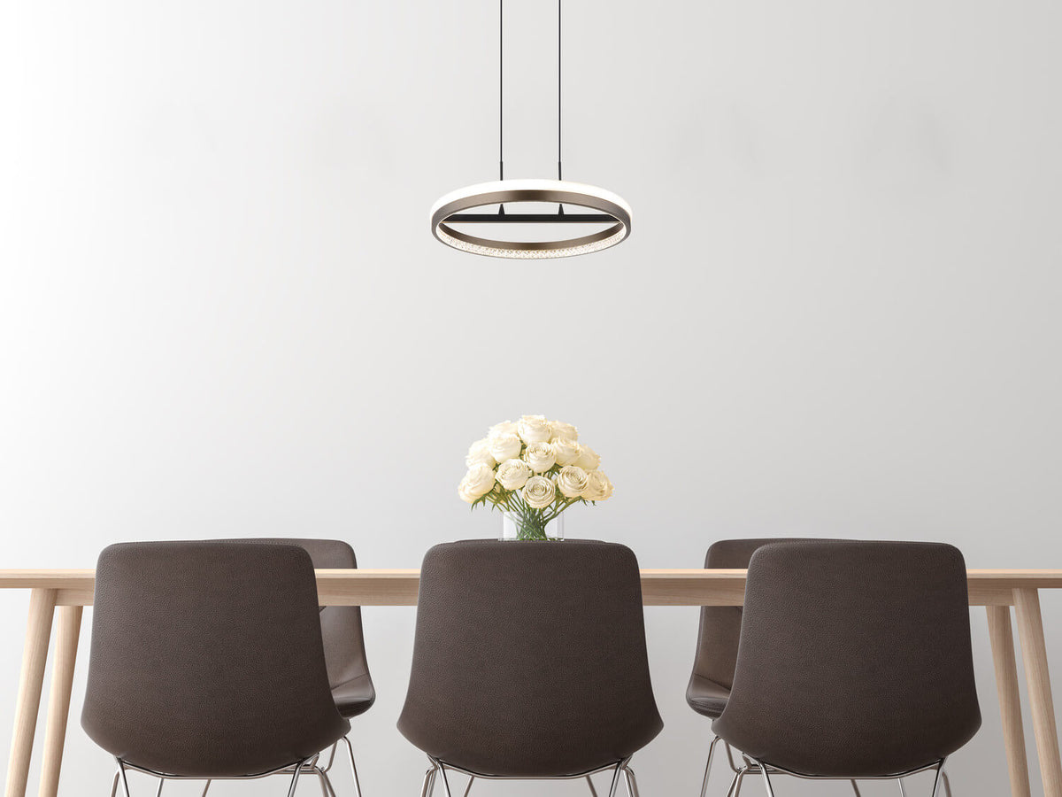 Suspension Della noire mat (67179H)