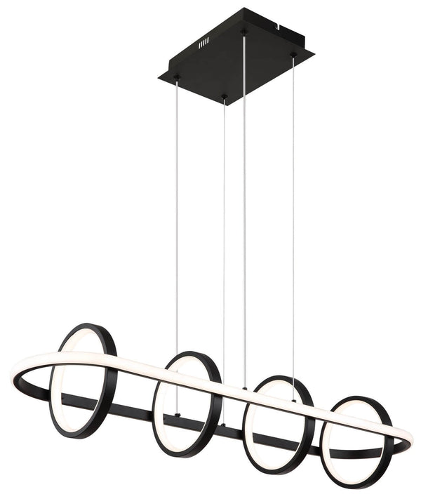 Suspension Wolfhard noire mat