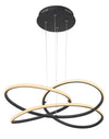 Suspension Panda noire mat
