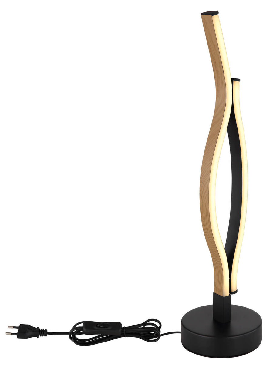 Lampe à poser Geronimo noire mat