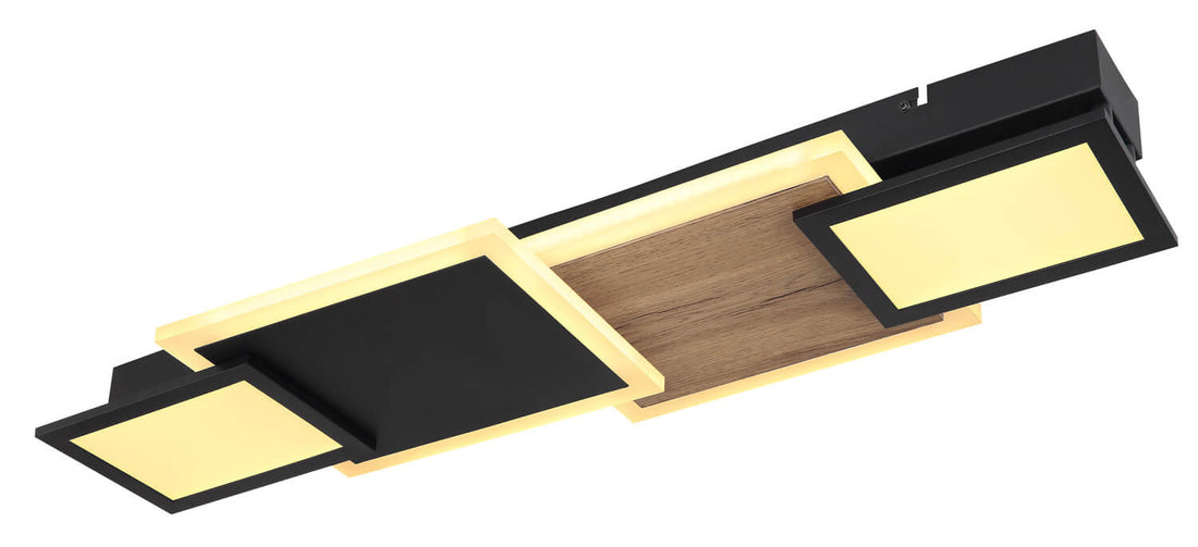 Plafonnier Caroline noir mat