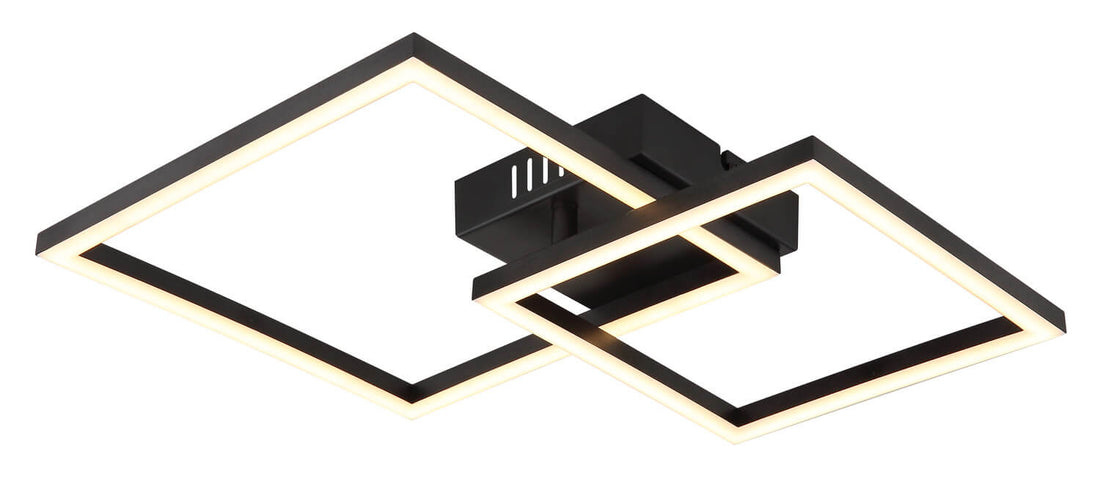 Plafonnier Tyler noir mat
