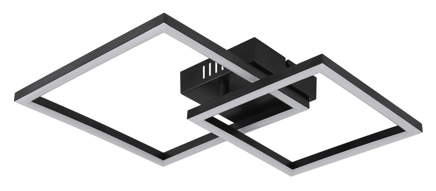 Plafonnier Tyler noir mat