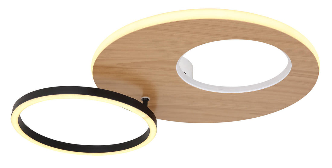 Plafonnier Forsi blanc mat