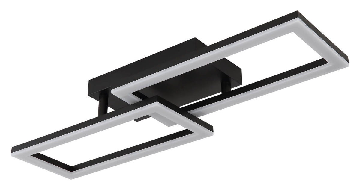 Plafonnier Sapena noir mat (67328-20O)