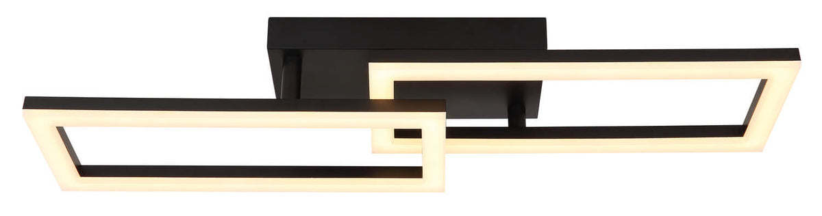 Plafonnier Sapena noir mat (67328-20O)