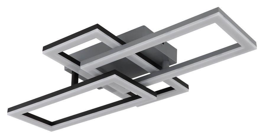 Plafonnier Sapena noir mat (67328-24O)