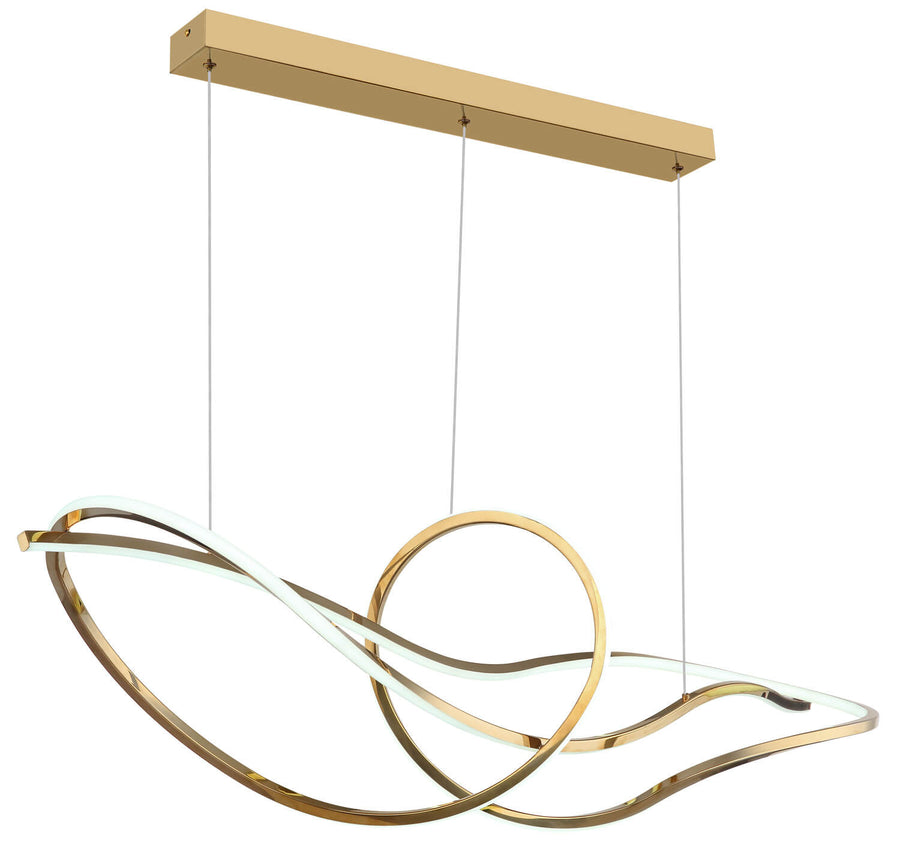 Suspension Iduna dorée