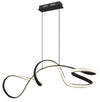 Suspension Swirl noire mat