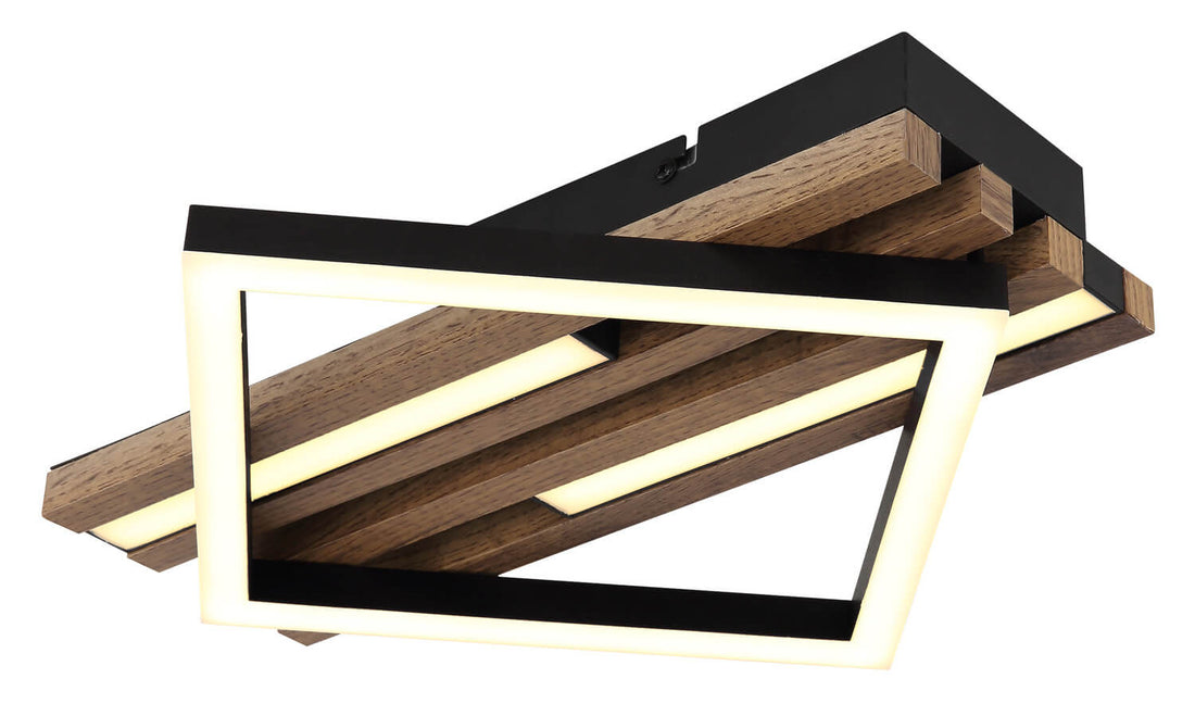 Plafonnier Obrien noir mat