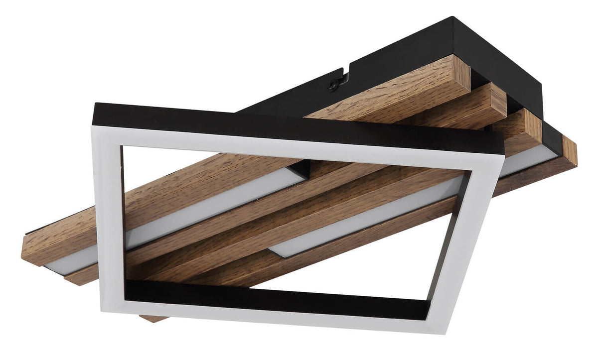 Plafonnier Obrien noir mat