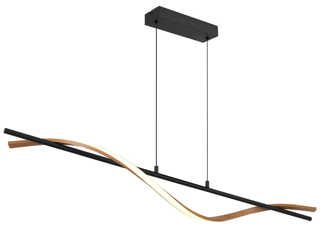 Suspension Watkins noire mat
