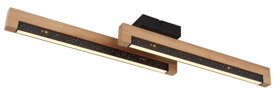 Plafonnier Starla noir mat