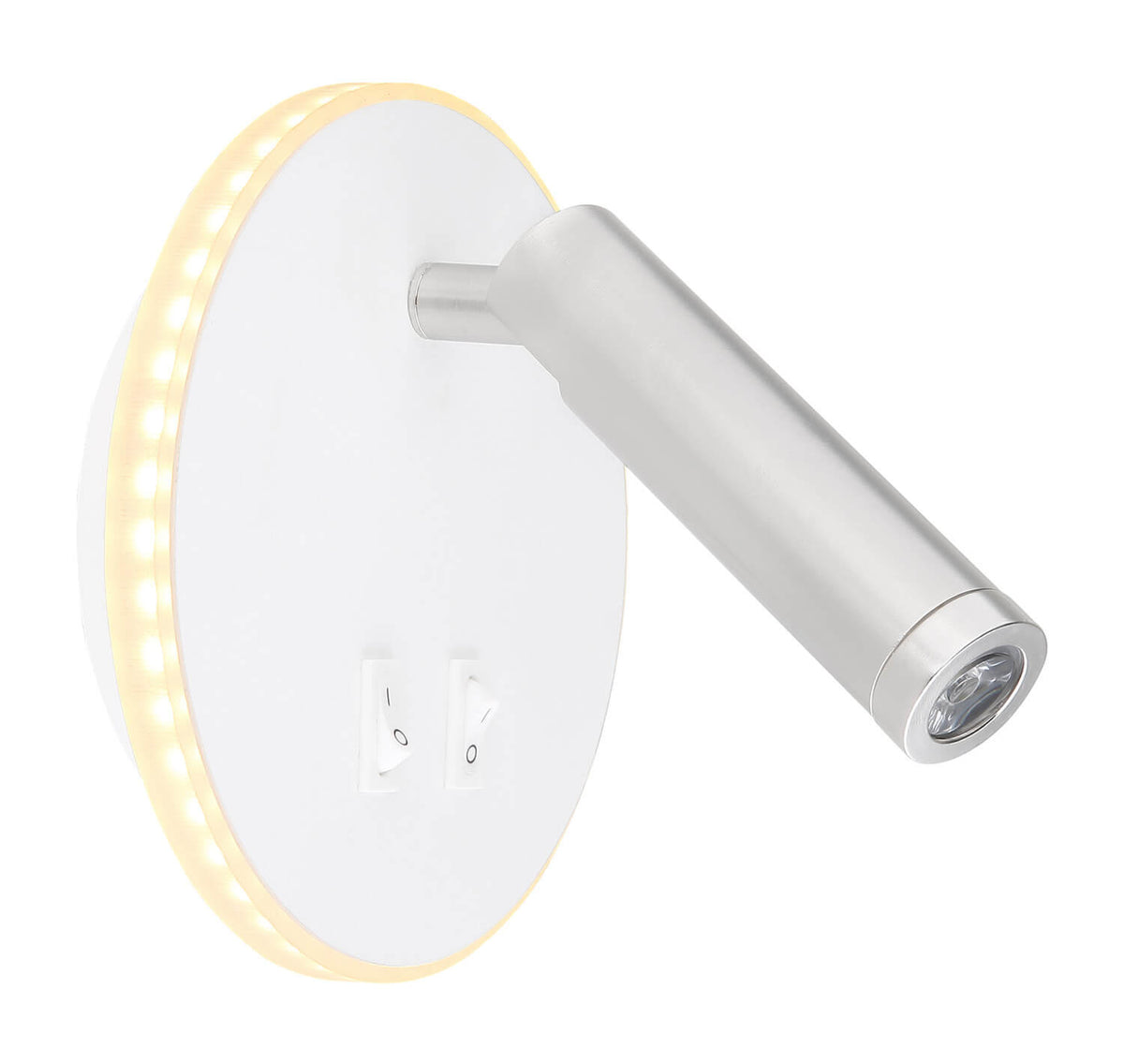 Applique murale Many blanche, L 15 cm
