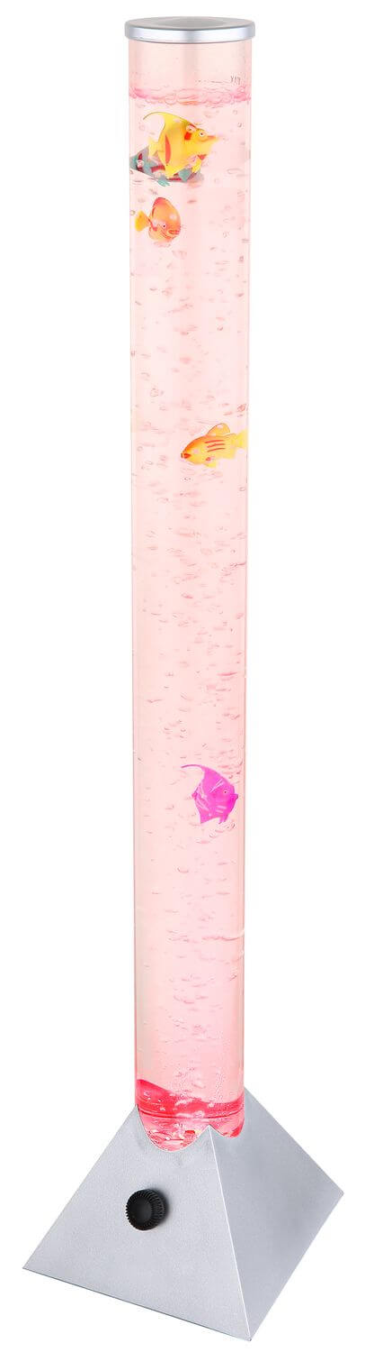 Lampadaire Mendoza argenté, H 90 cm