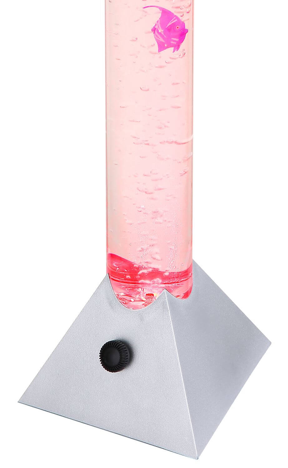 Lampadaire Mendoza argenté, H 90 cm