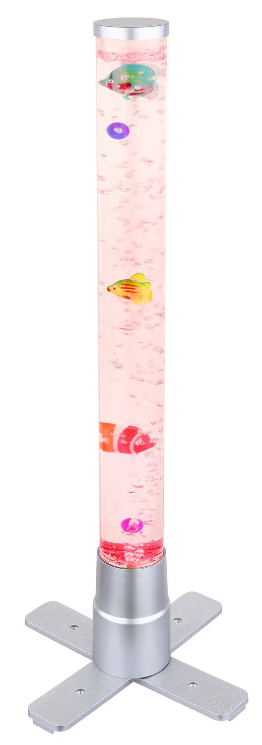 Lampadaire Mendoza argenté, H 61,1 cm