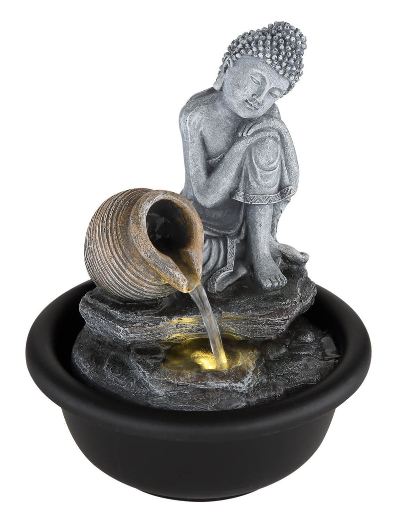 Lampe à poser Fontana noire mat