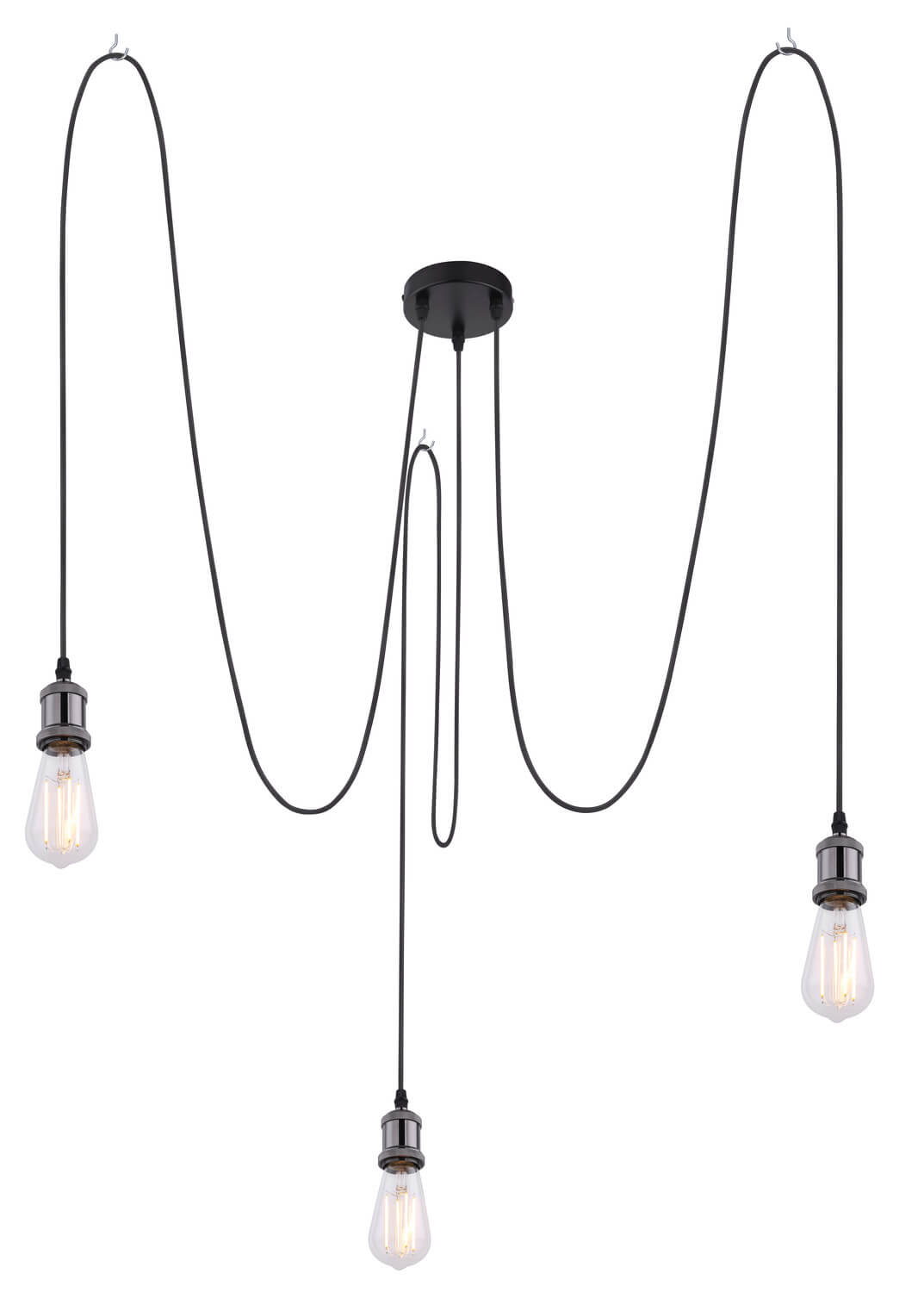 Suspension Oliver noire