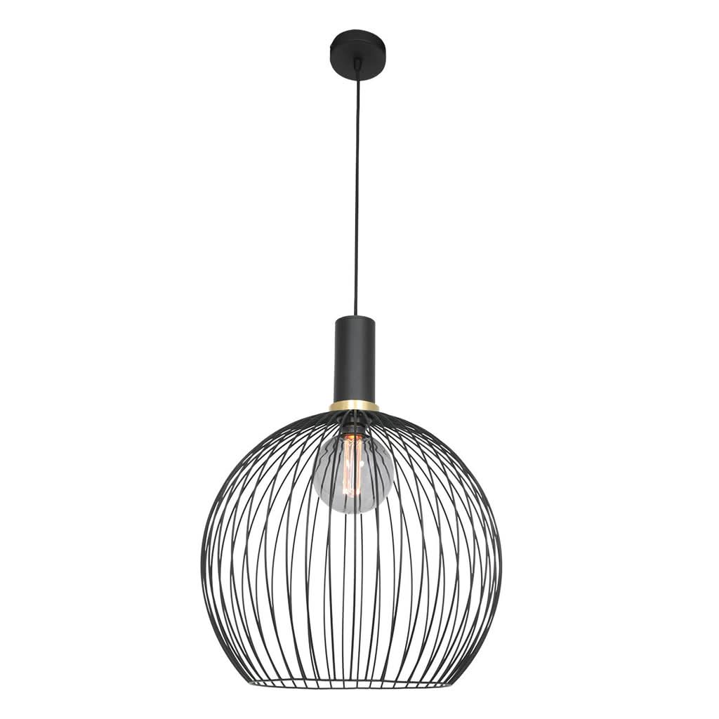 Suspension Aureole 3068ZW Noir | Designix - - https://designix.fr