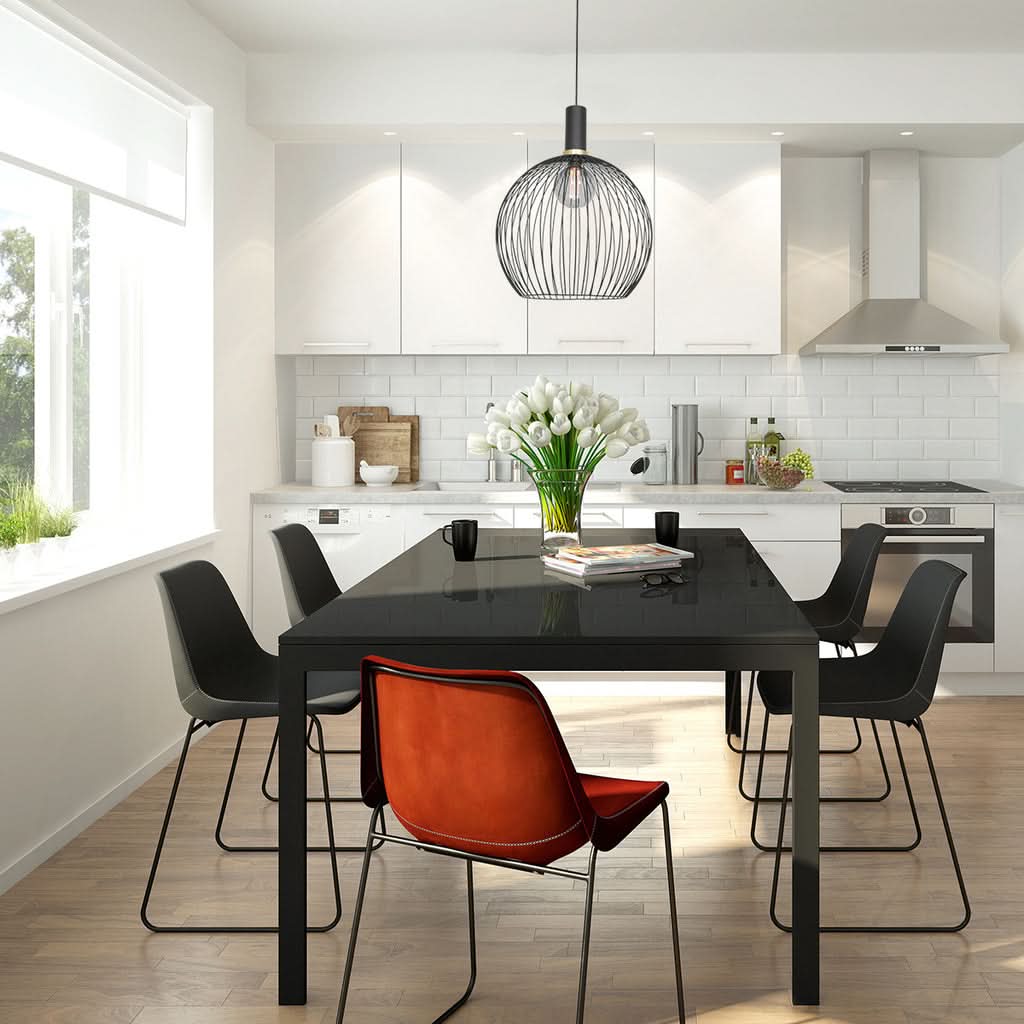 Suspension Aureole 3068ZW Noir | Designix - - https://designix.fr