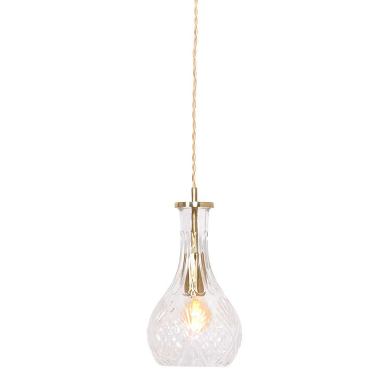 Suspension Verre Laiton Grazio