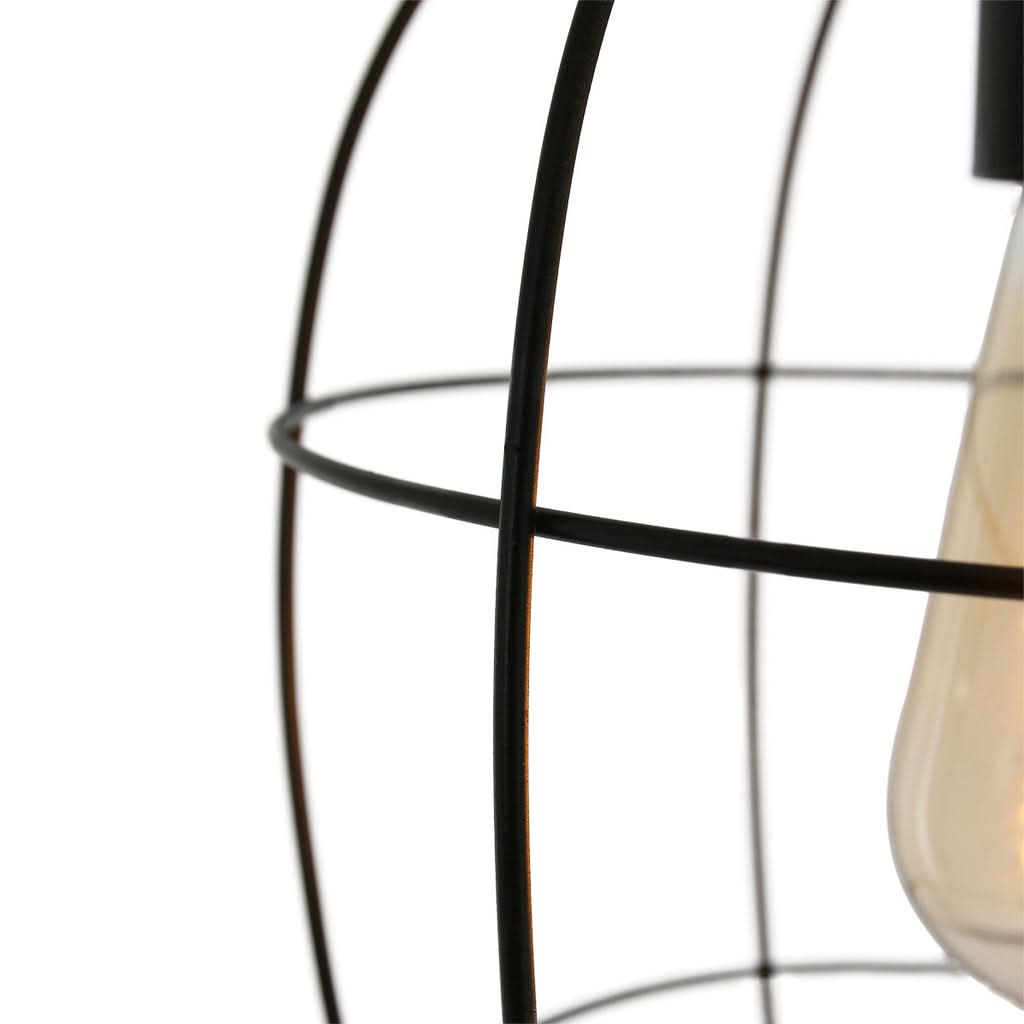Lustre suspendu Mexlite Minimalics 2705ZW Noir | Designix - - https://designix.fr