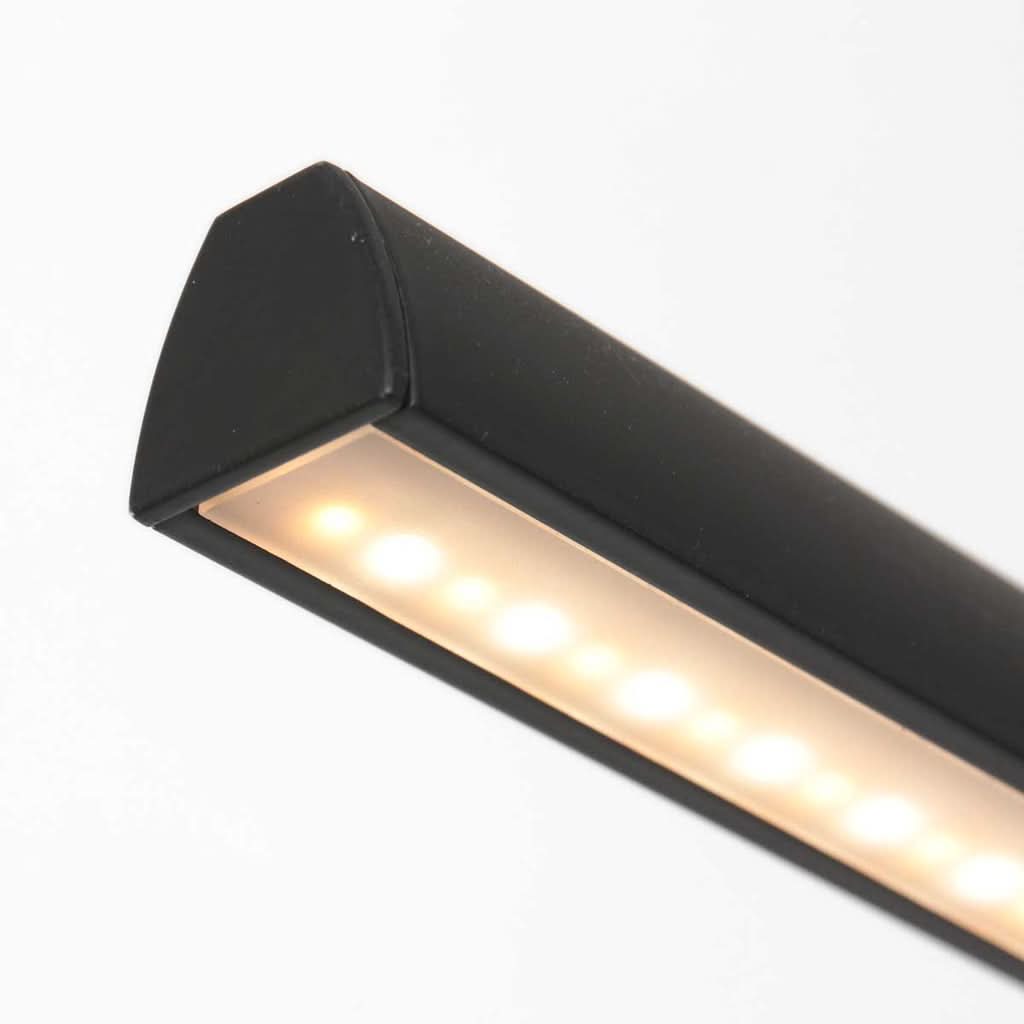Suspension barre LED linéaire noire Profilo – vue 5 – Designix.fr