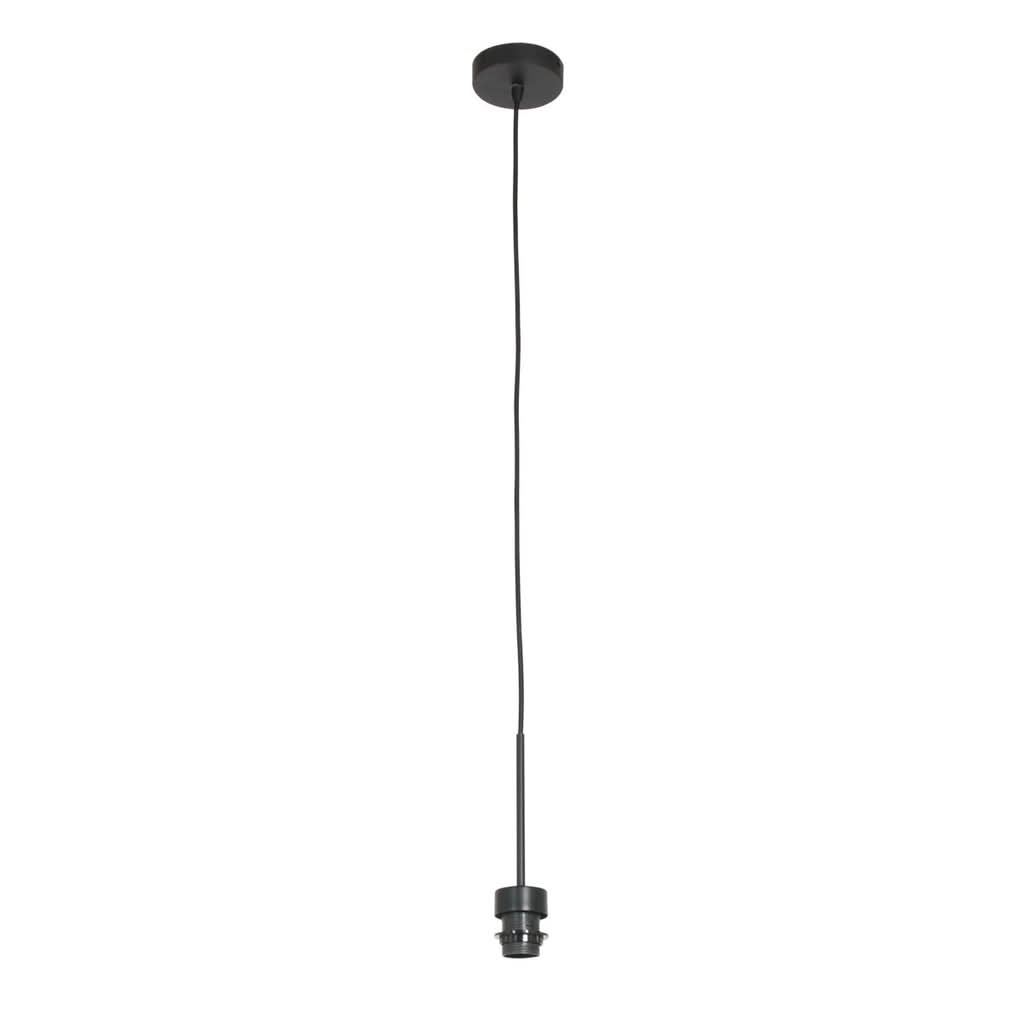 Lustre Noir Ajustable Pampilles