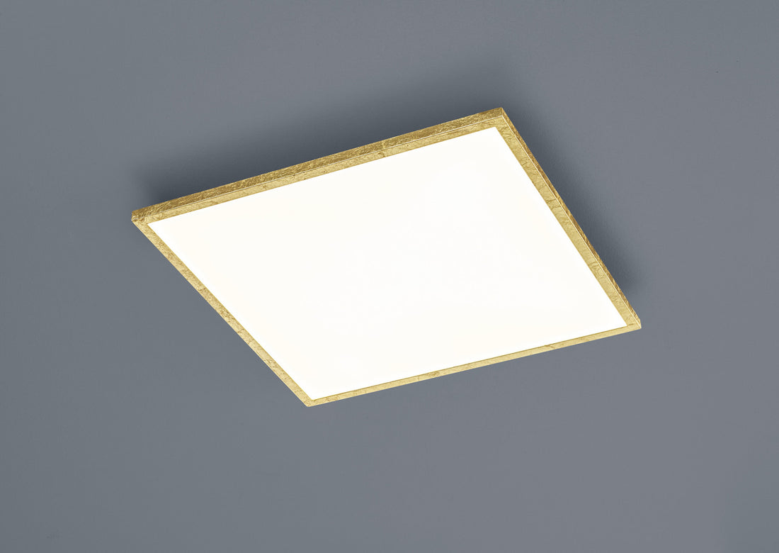 Plafonnier Rack doré, L 40 cm