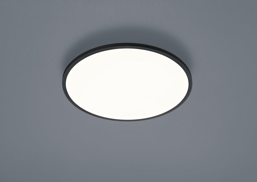 Plafonnier Rack noir, Ø 40 cm