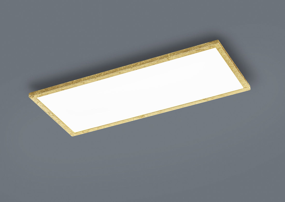 Plafonnier Rack doré, L 61 cm